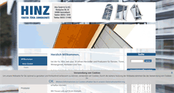 Desktop Screenshot of hinzmetallbau.de